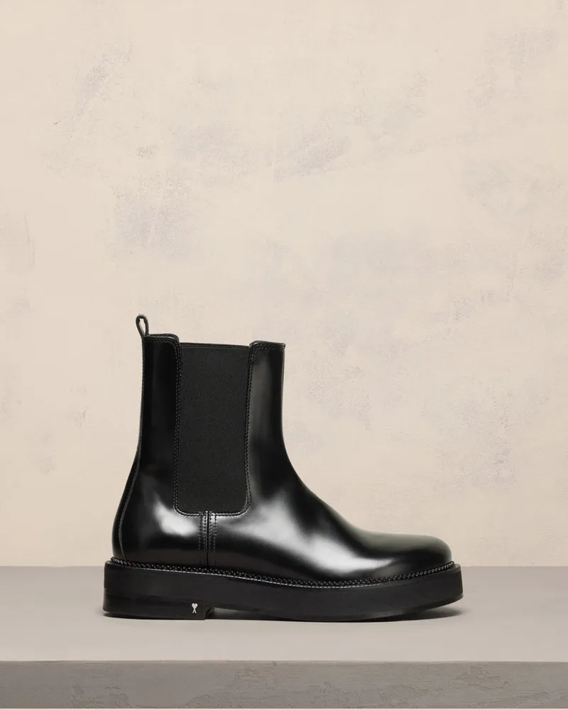 AMI Paris Anatomisch geformte Chelsea-Boots Schwarz - Größe Unisex Schwarz
