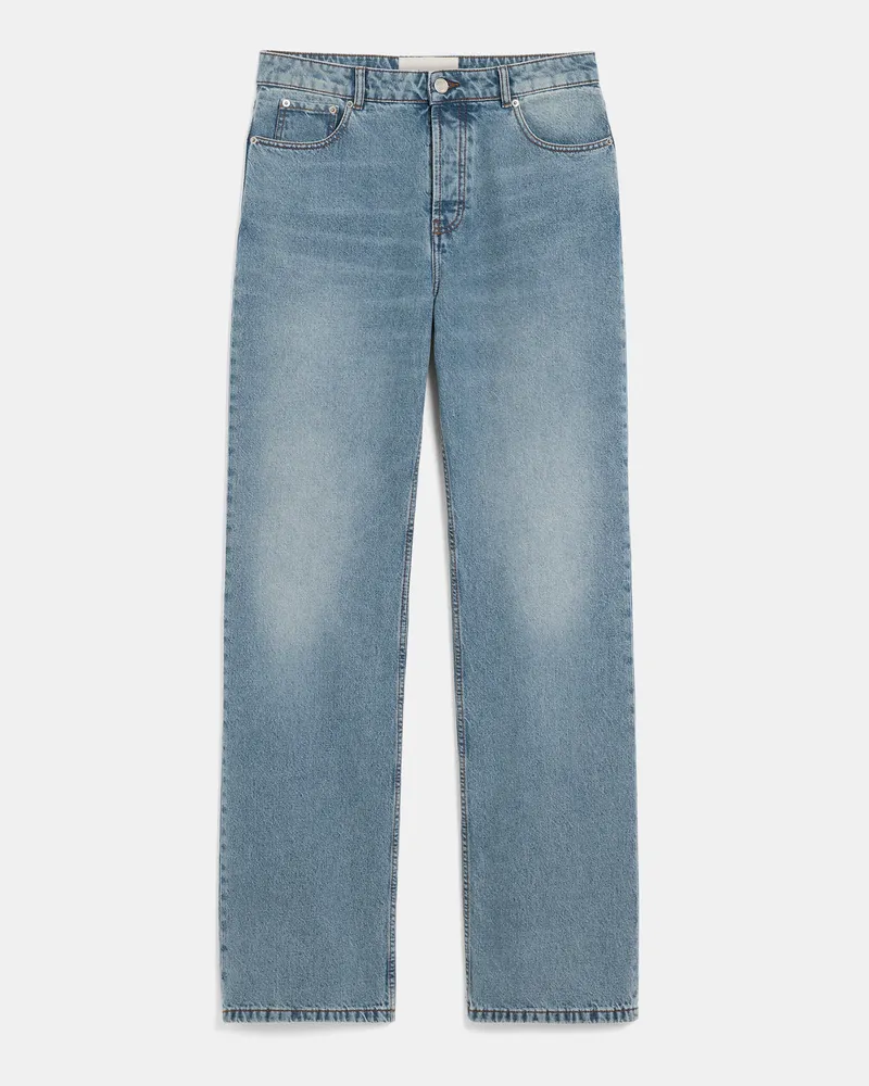 AMI Paris Weit geschnittener Jeans aus blauer Baumwolle Blau für Herren Blau