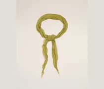 Grüne geknitterte Gavroche aus Polyester Grün Unisex
