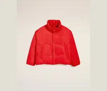 Ami De Coeur Daunenjacke aus rotem Taft Rot für Herren