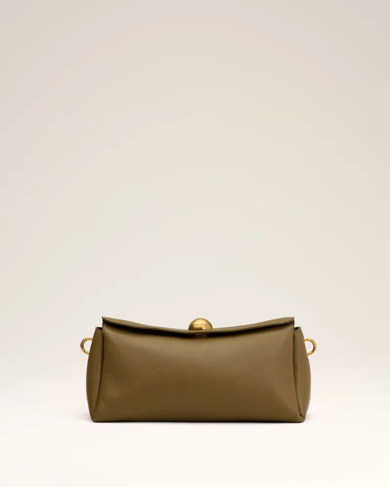 AMI Paris Carrousel Tasche aus Leder in Khaki Grün Unisex Khaki