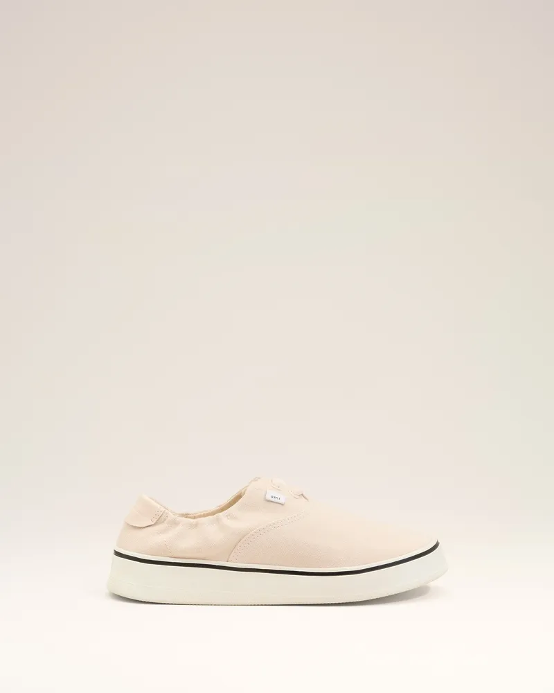 AMI Paris Weiße Tennisschuhe aus Baumwolle Weiß Unisex Weiss