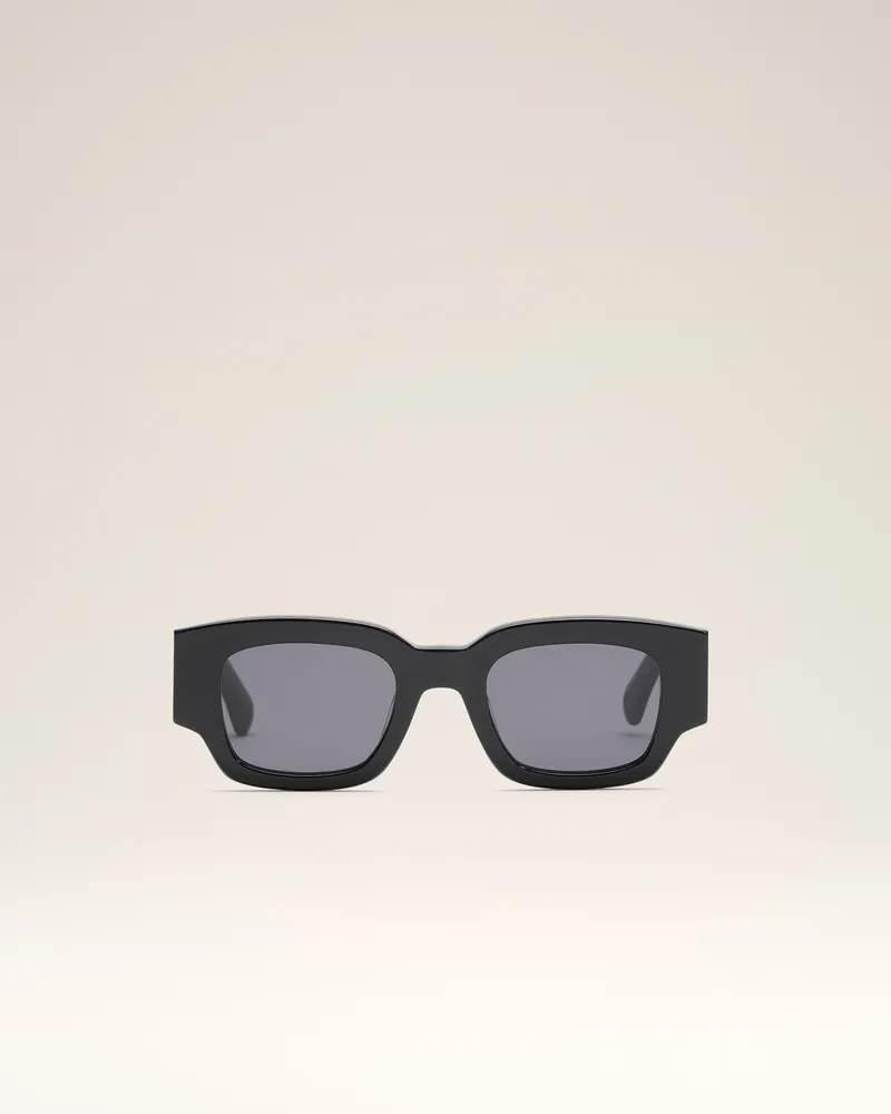 AMI Paris Sonnenbrille 75001 in Schwarz Schwarz Unisex Schwarz