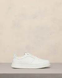 AMI Paris Neue Arcade Sneaker mit Schnürverschluss Weiß Weiss