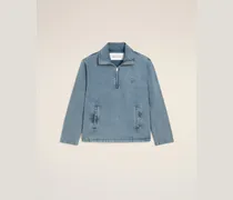 Ami de Coeur Vareuse aus blauem Baumwollstoff Blau - Größe Unisex