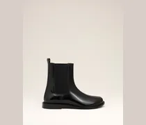 Anatomisch geformte Chelsea-Boots aus schwarzem Leder Schwarz für Herren