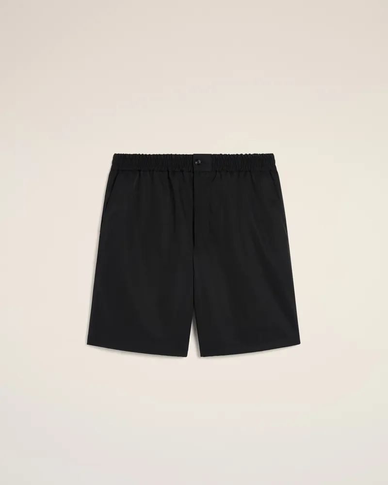 AMI Paris Schwarze Shorts aus Twill Schwarz für Herren Schwarz