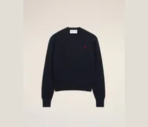 Ami De Coeur Pullover mit Rundhalsausschnitt aus blauer Wolle Blau für Herren