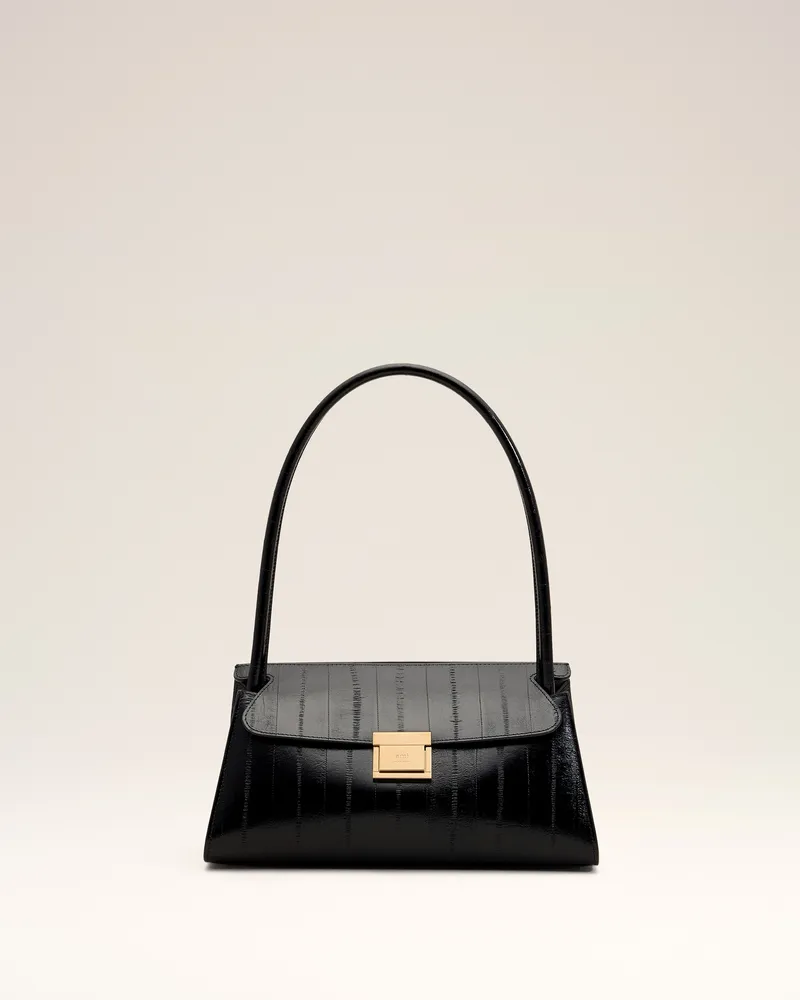 AMI Paris Mimi Tasche aus schwarzem Kalbsleder Schwarz - Größe Unisex Schwarz
