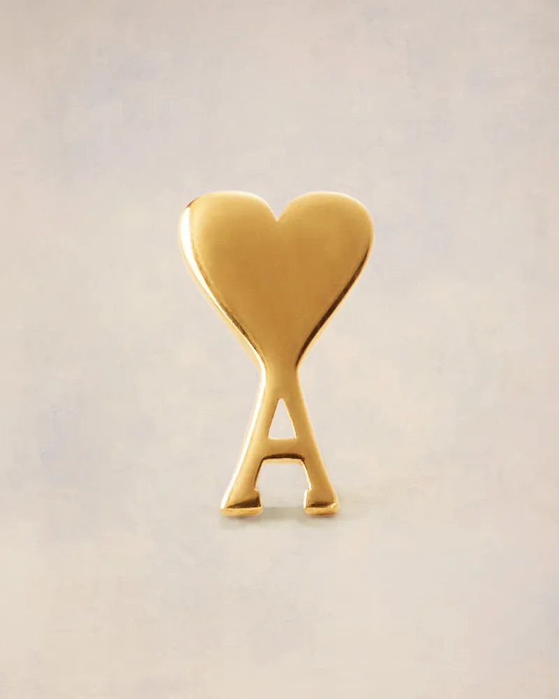 AMI Paris Ami de Coeur Ohrstecker aus Gold-Messing Gelb Unisex Gold