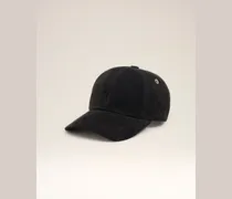 Ami De Coeur Kappe aus schwarzem Baumwollcord Grau Unisex