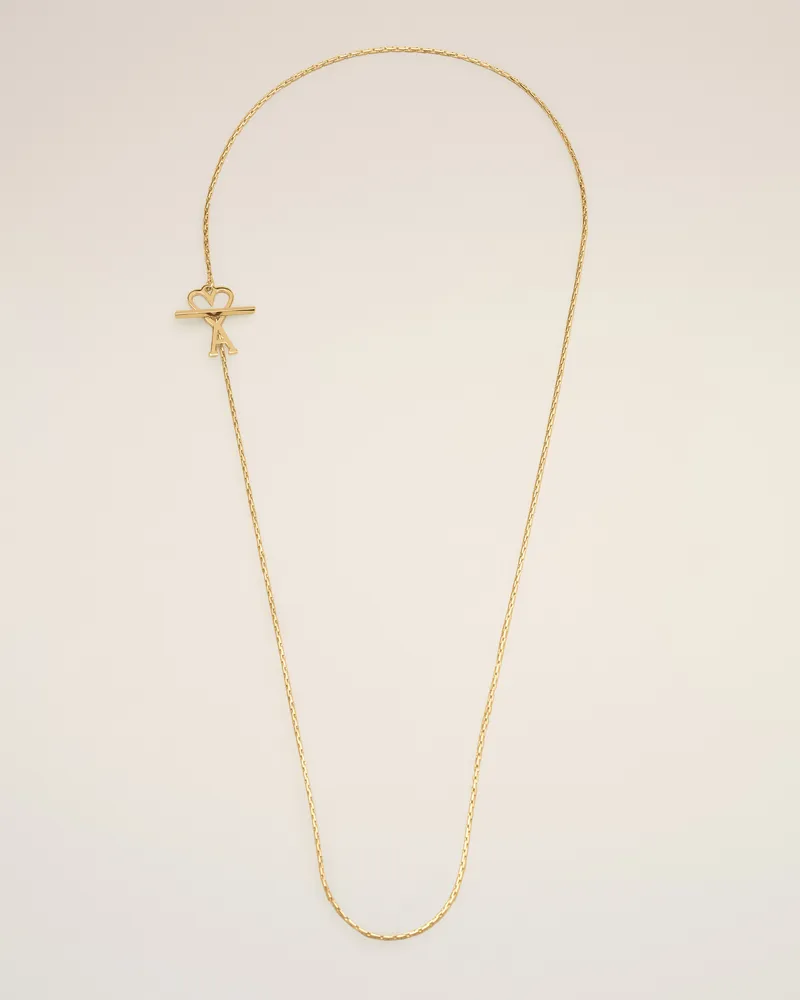 AMI Paris Ami De Coeur Halskette aus Messing in Gold Gelb Unisex Gold