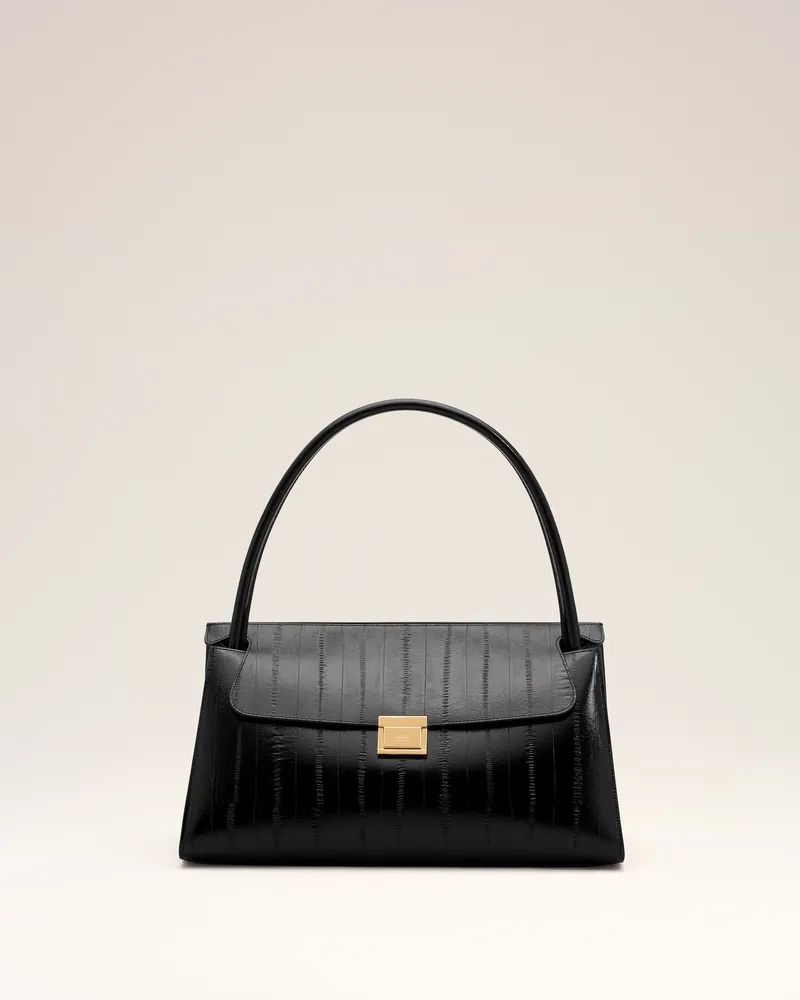 AMI Paris Mimi Tasche aus schwarzem Kalbsleder Schwarz - Größe Unisex Schwarz