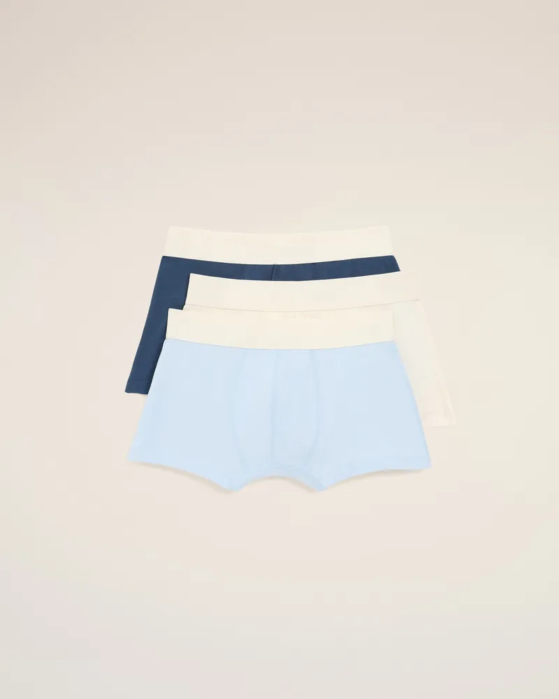 AMI Paris Ami De Coeur Baumwoll-Boxershorts, Dreierpack Mehrfarbig für Herren Creme
