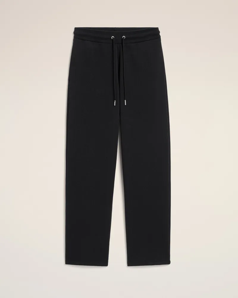 AMI Paris Ami de Coeur Jogginghose aus schwarzer Baumwolle Schwarz - Größe für Herren Schwarz