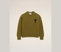 Ami De Coeur Pullover mit Rundhalsausschnitt aus Wolle in Grün Grün Unisex