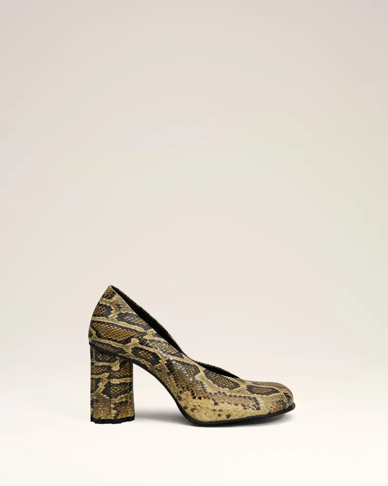AMI Paris Beige Piano Pumps aus Leder Beige - Größe für Damen Natural