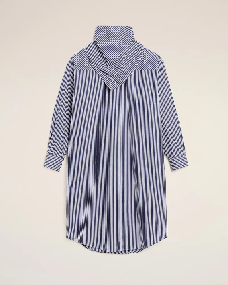 AMI Paris Bandana-Midikleid aus Baumwolle in Blau Blau Unisex Royal