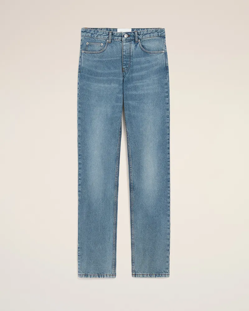AMI Paris Klassisch geschnittener Jeans aus blauer Baumwolle Blau für Herren Blau