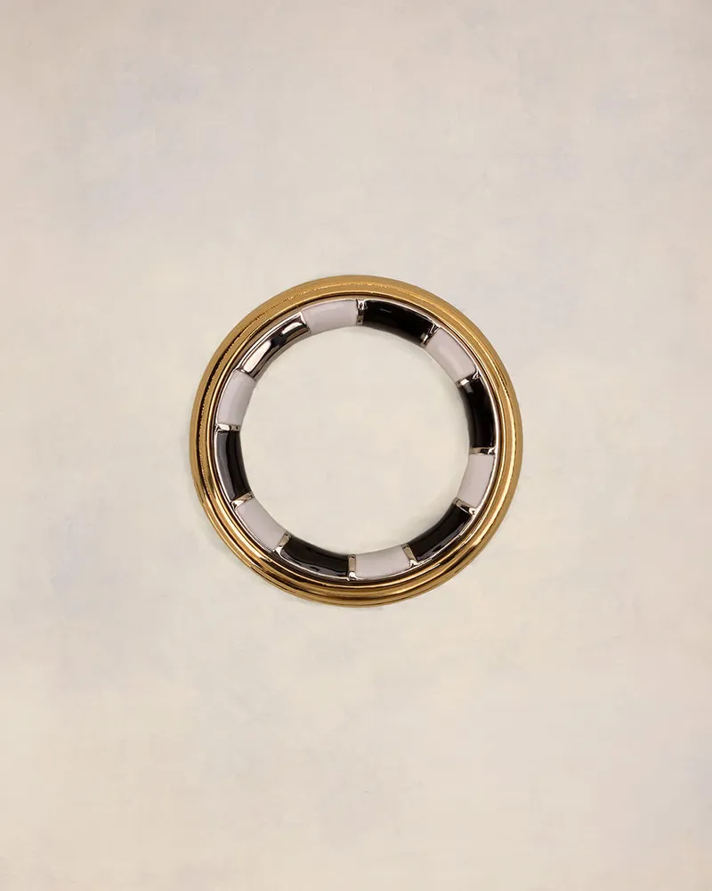 AMI Paris Piano Ring in kleiner Größe Gold Unisex Gold