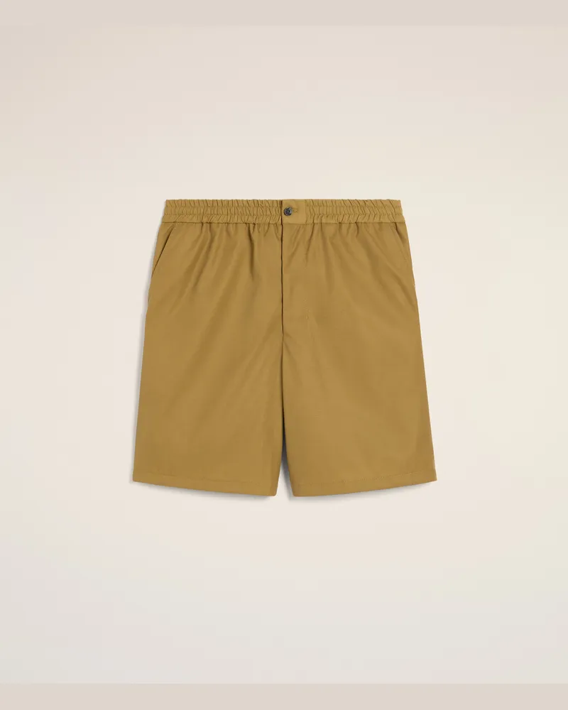 AMI Paris Shorts aus Twill in Mustard Gelb für Herren Havana