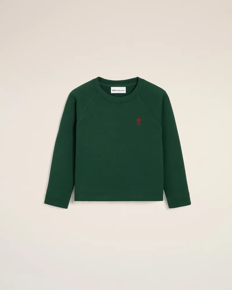 AMI Paris Kinder - Ami de Coeur Sweatshirt aus grünem Baumwollstoff Grün - Größe: 8 Jahre Bottle