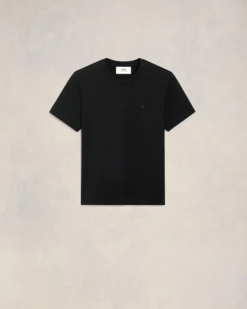 AMI Paris Ami de Coeur T-Shirt Schwarz Unisex Schwarz