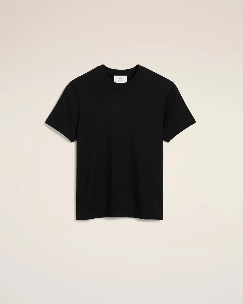 AMI Paris Ami de Coeur T-Shirt Schwarz - Größe Unisex Schwarz