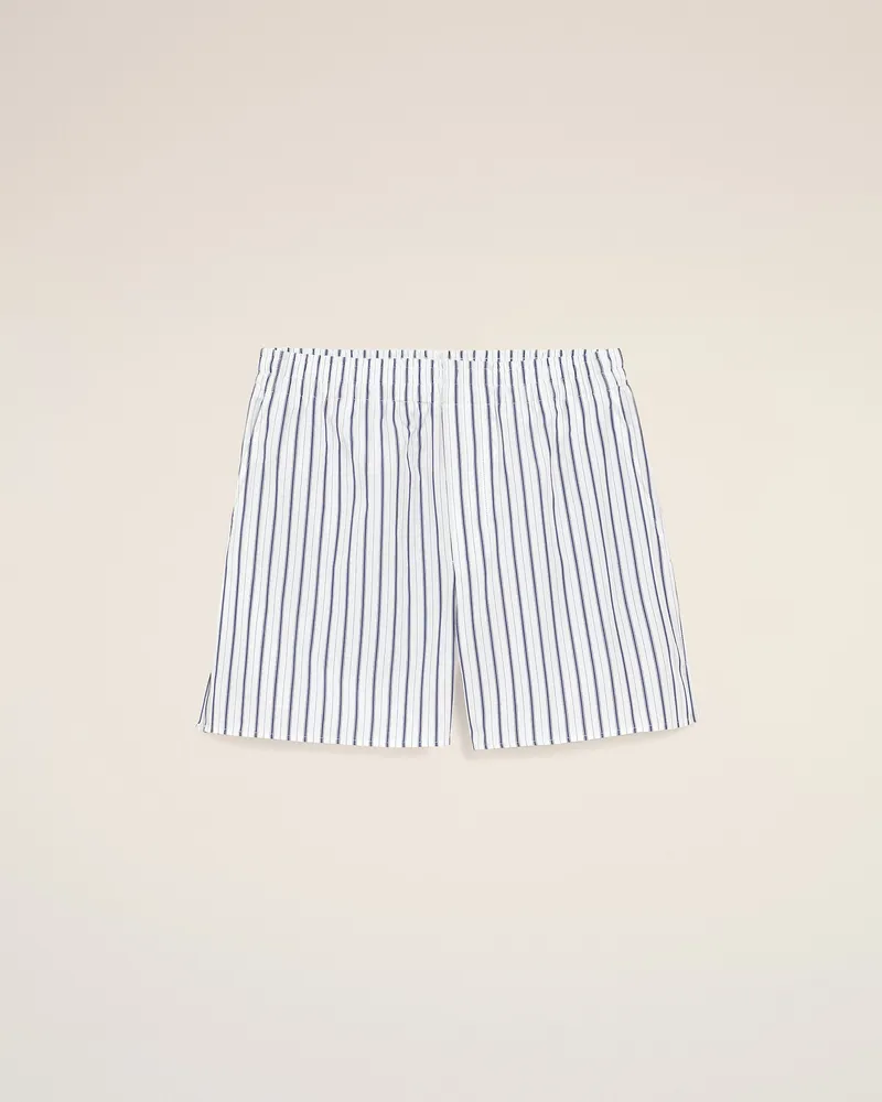AMI Paris Weiße Baumwollshorts mit Gummizug Weiß Unisex Weiss
