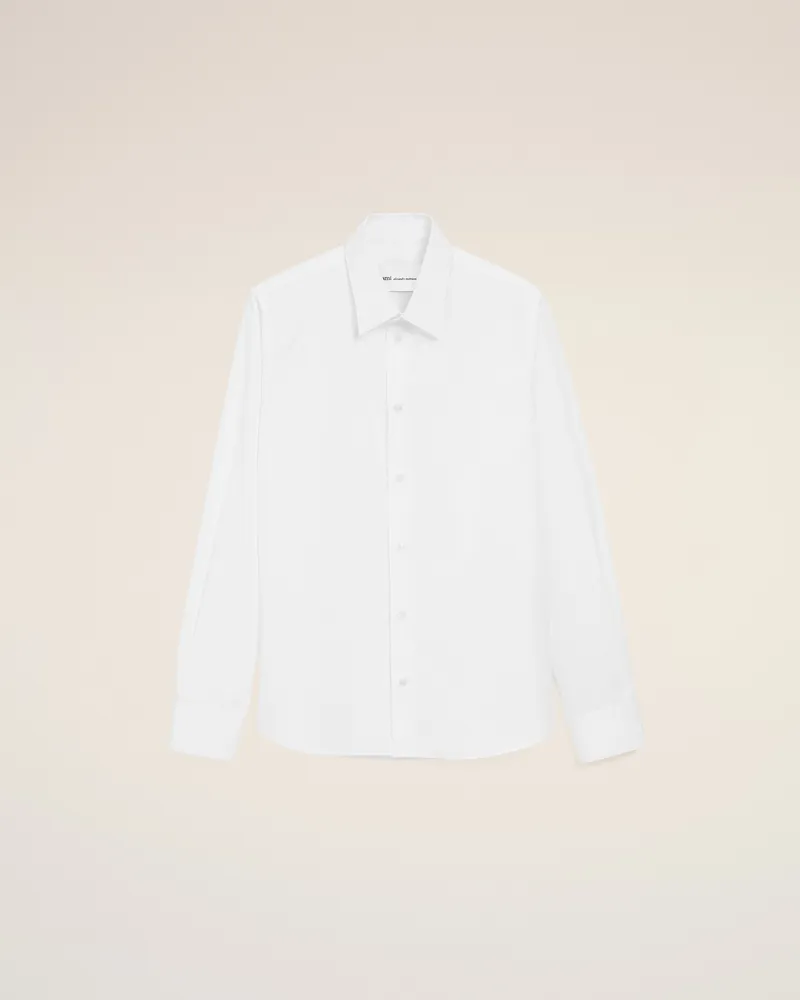 AMI Paris Tailor-Hemd aus weißer Baumwolle mit Ami de Coeur Stickerei Weiß für Herren Weiss