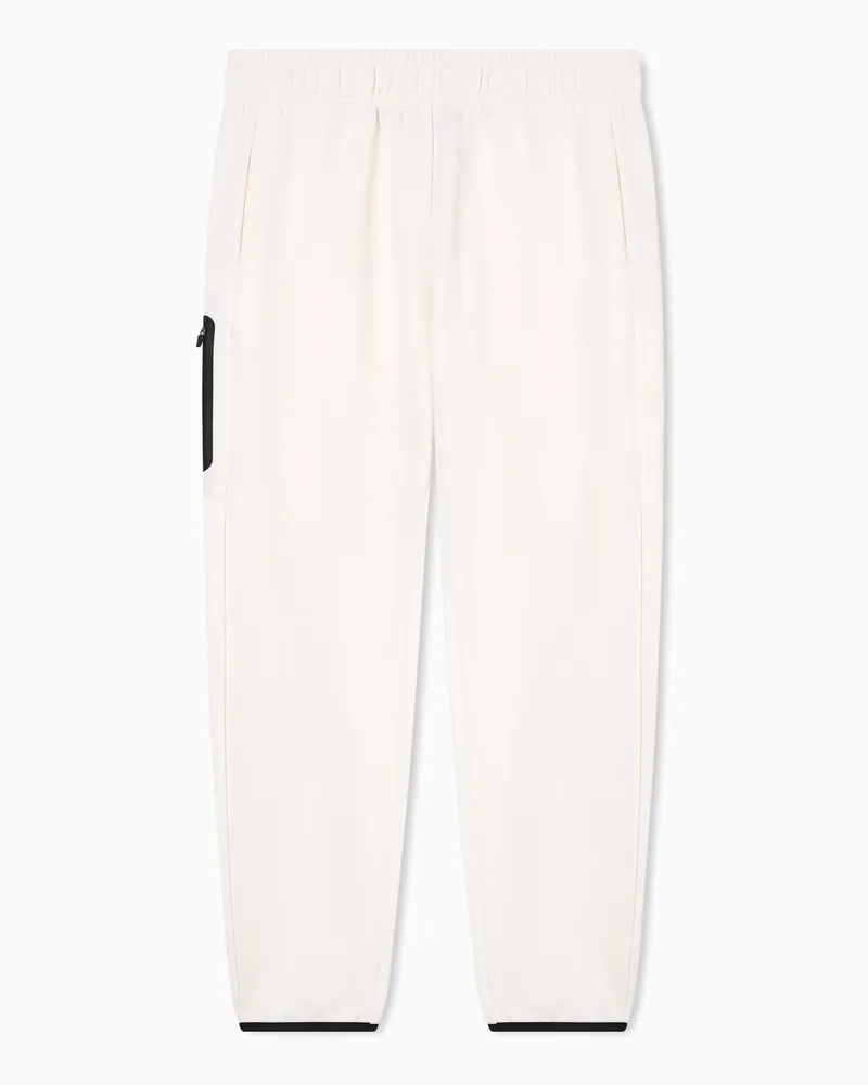 EA7 Dynamic Athlete Jogginghose aus „Natural VENTUS7"-Funktionsgewebe Weiß