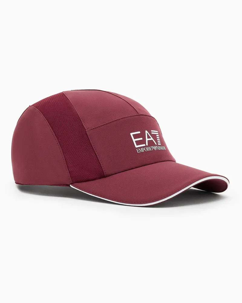 EA7 Baseballcap Tennis Pro Burgunderrot