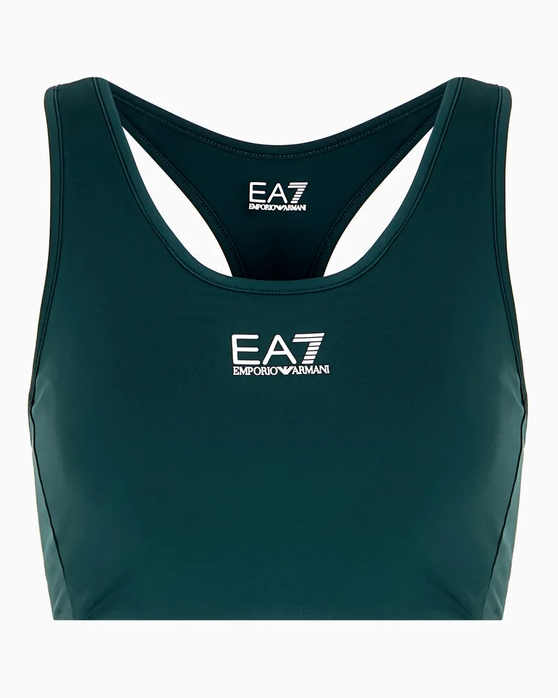 EA7 Dynamic Athlete Sport-BH aus VIGOR7-Funktionsgewebe Grün