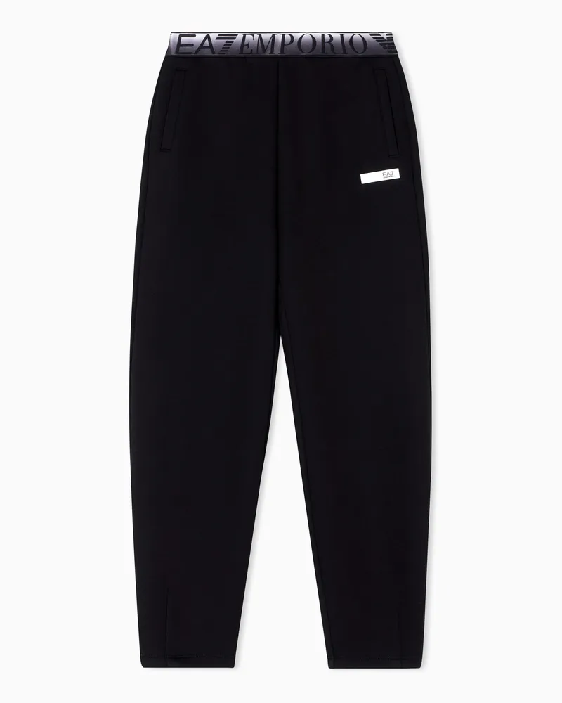 EA7 Dynamic Athlete Hose aus Natural VENTUS7-Funktionsgewebe Schwarz