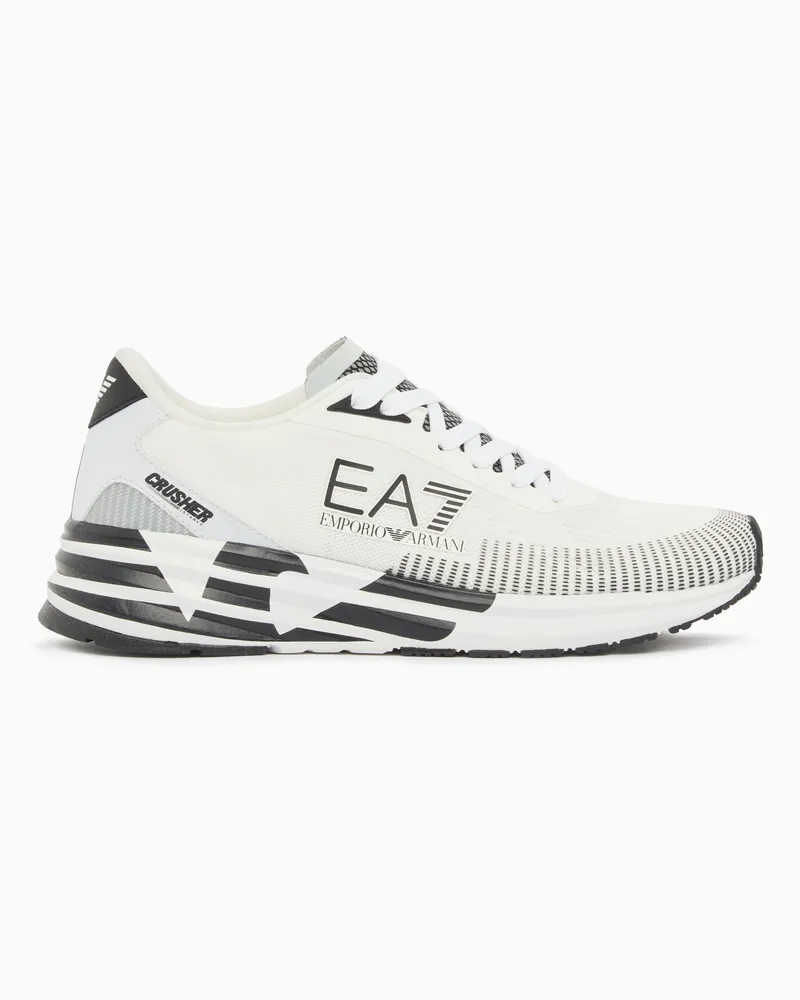EA7 Crusher Distance Knit Sneaker 2.0 Weiß
