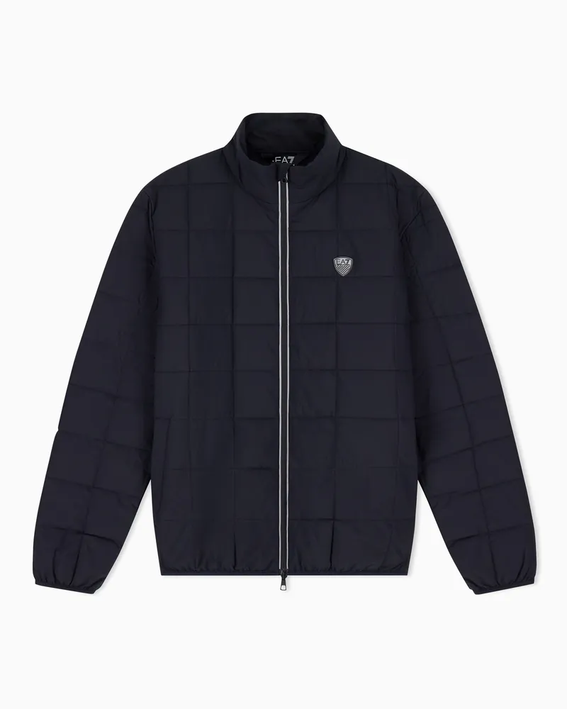 EA7 Jacke Premium Shield aus Funktionsgewebe Schwarz