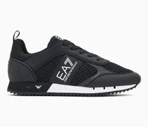 Sneaker aus Mesh mit profilierter Sohle