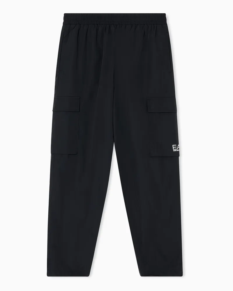 EA7 Core Identity Jogginghose aus Nylon Schwarz