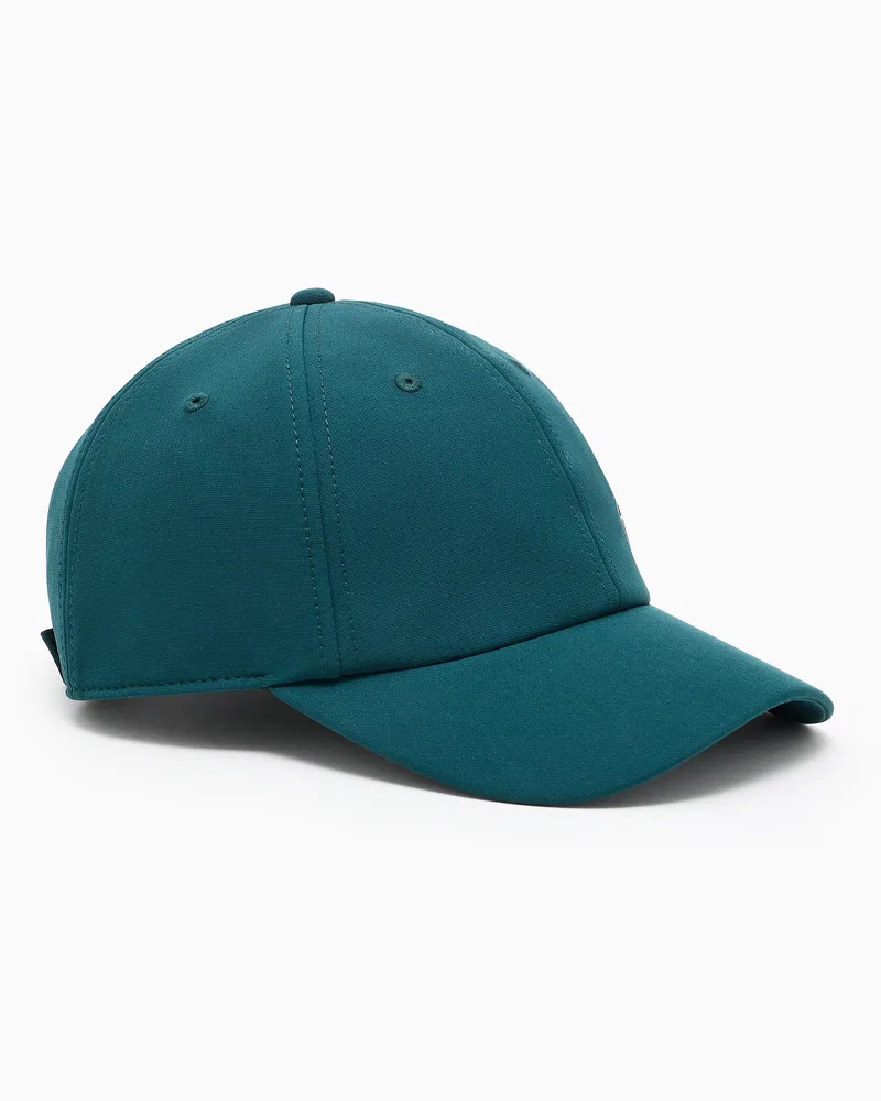 EA7 Golf Pro Baseballcap aus Funktionsgewebe Grün