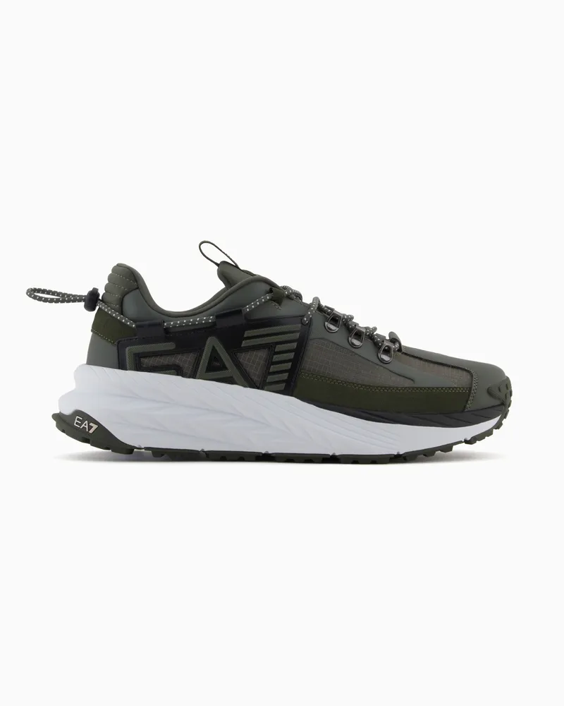 EA7 Crusher Sonic Rope Sneaker Weiß
