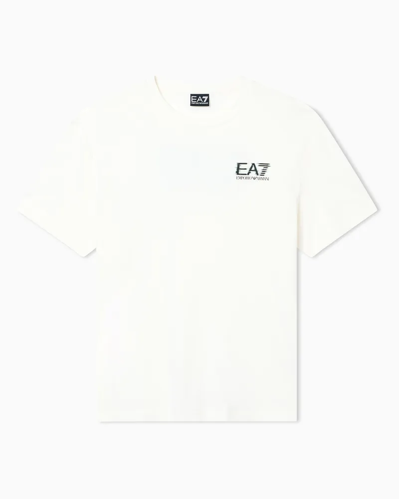 EA7 Regular Fit T-Shirts Weiß