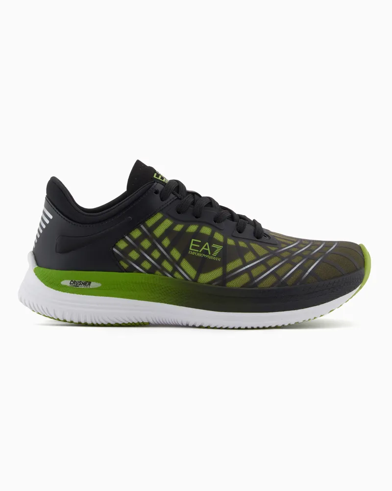 EA7 Crusher Speed Sneaker Schwarz