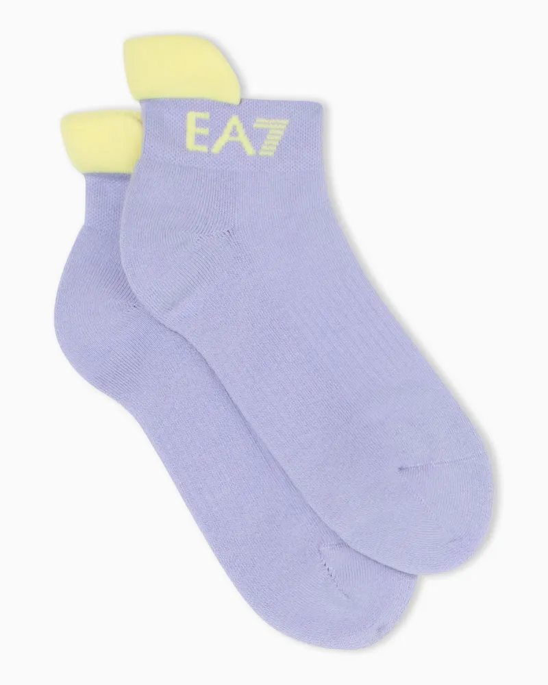 EA7 Tennis Pro Socken aus Baumwollmischung Violett