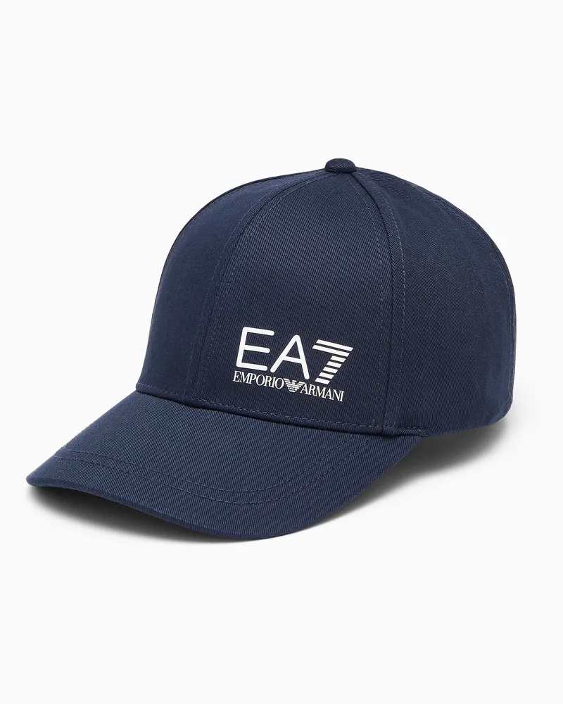EA7 Baseballcap Baumwolle mit verstellbarem Verschluss Caps U Marineblau