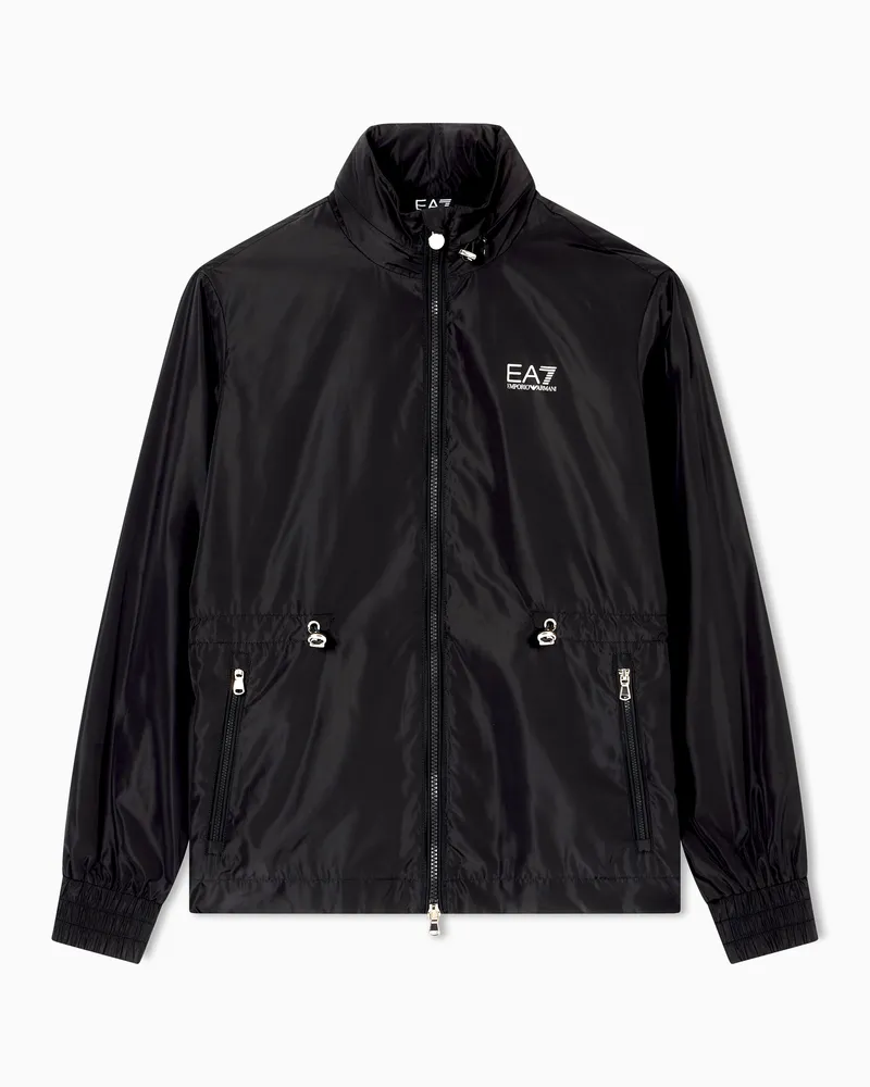 EA7 Core Lady Jacke aus Nylon Schwarz