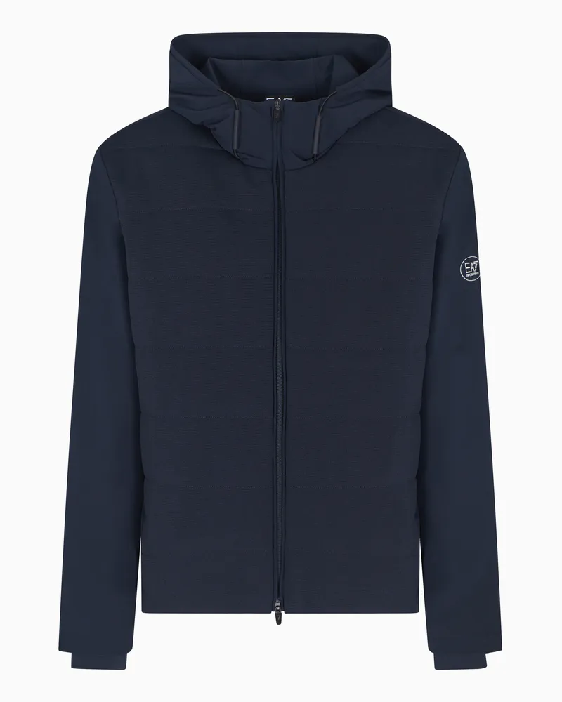 EA7 Tennis Pro Wattierte Jacke aus VENTUS7-Funktionsgewebe Marineblau