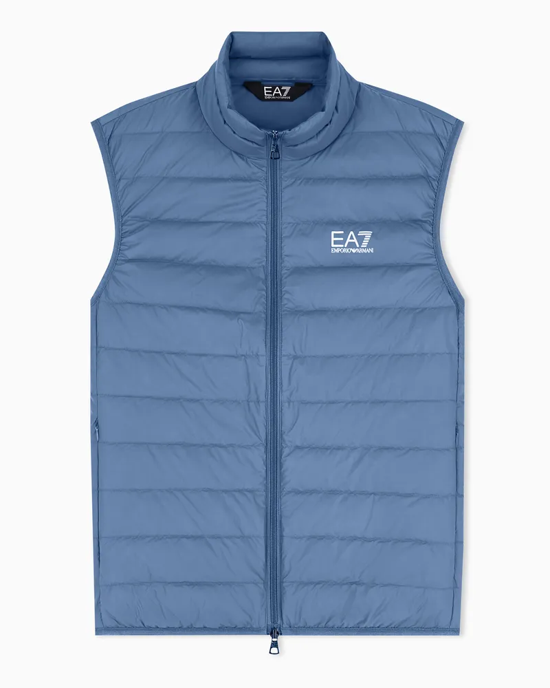 EA7 ASV Packbare Weste Core Identity Hellblau
