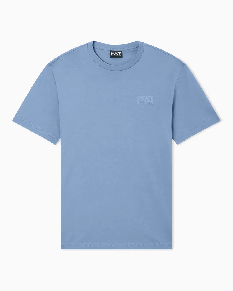 EA7 Regular Fit T-Shirts Hellblau