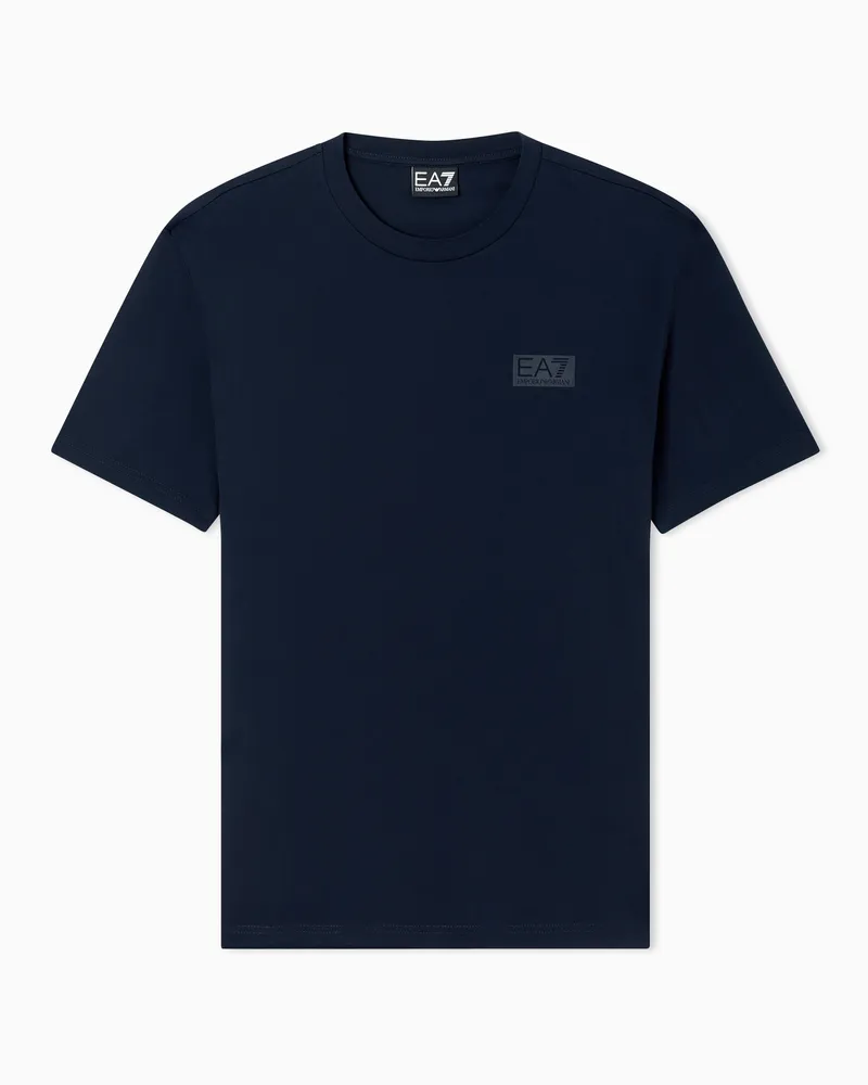 EA7 Regular Fit T-Shirts Marineblau