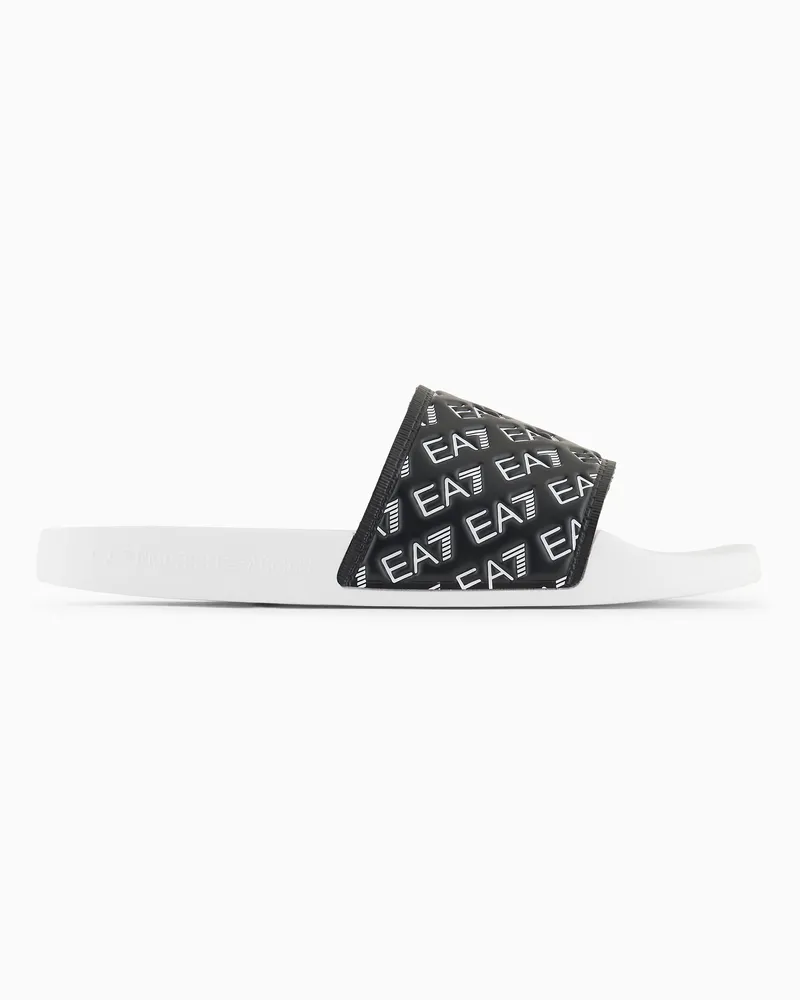 EA7 Slides Weiß